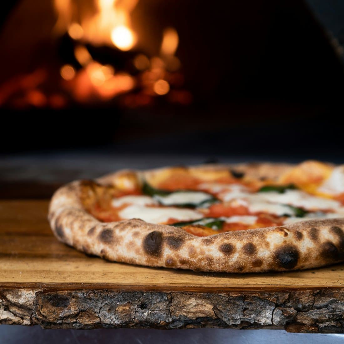 Forno a legna in azione